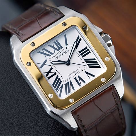 cartier santos 100 xl band|cartier santos 100 good investment.